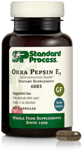 Okra Pepsin E3, 90 Capsules